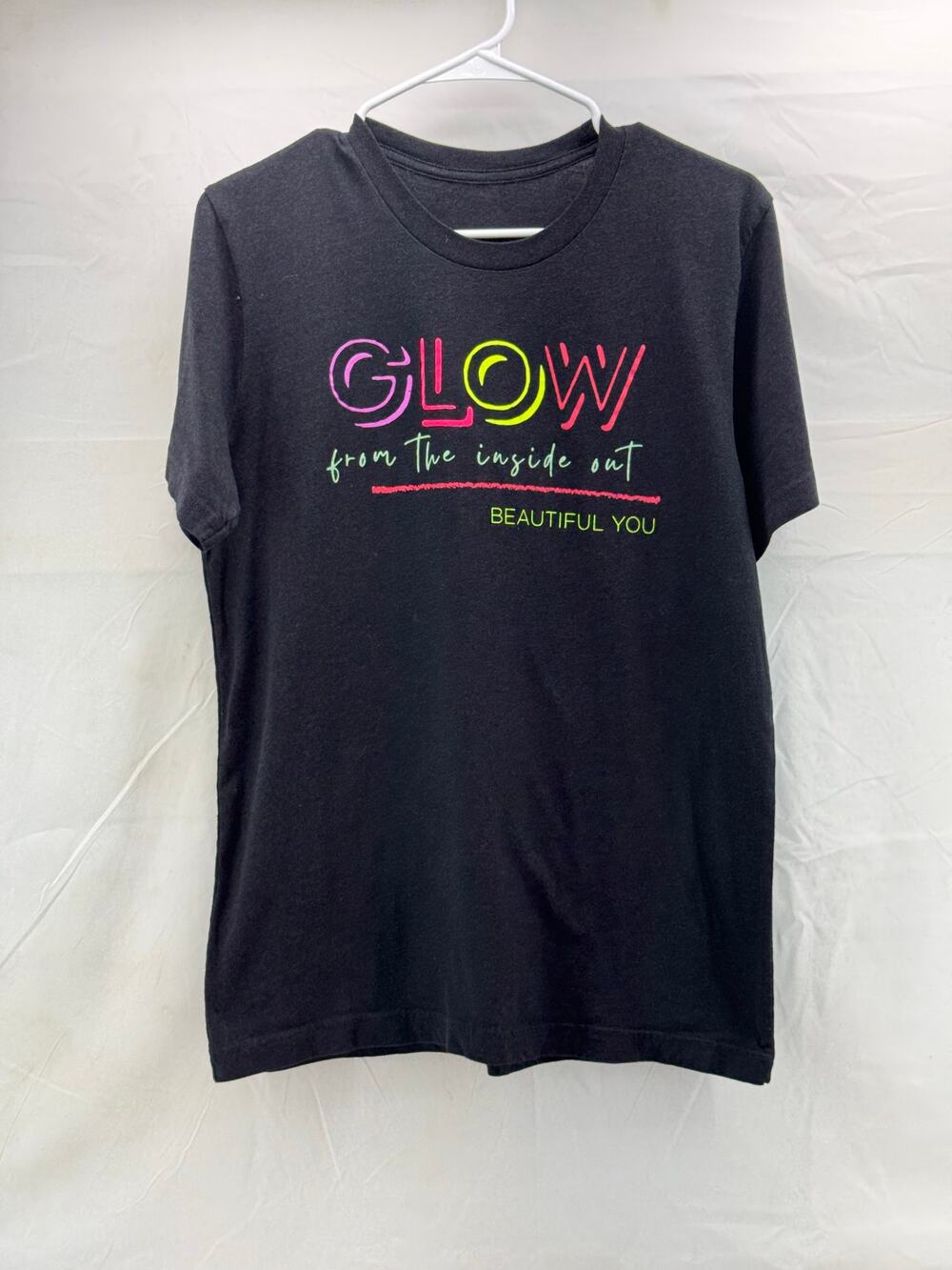 Women’s black and neon t shirt Large